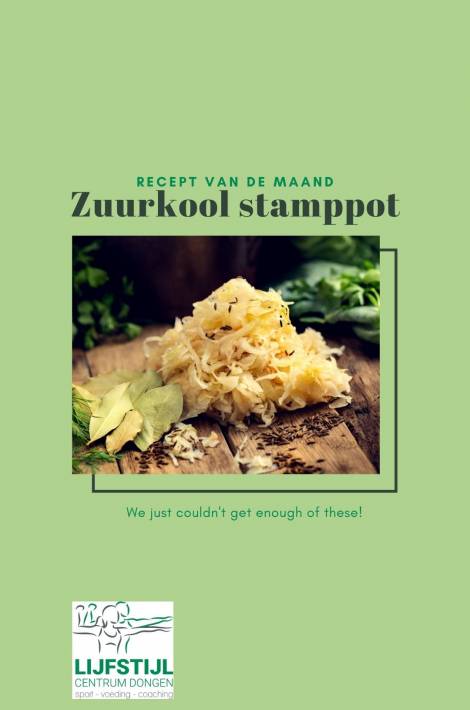 Zuurkool stamppot met knolselderij